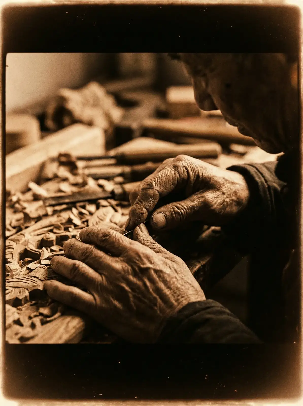 【国产精品】高清资源站 作品交易 - 限量版画《匠人之手》