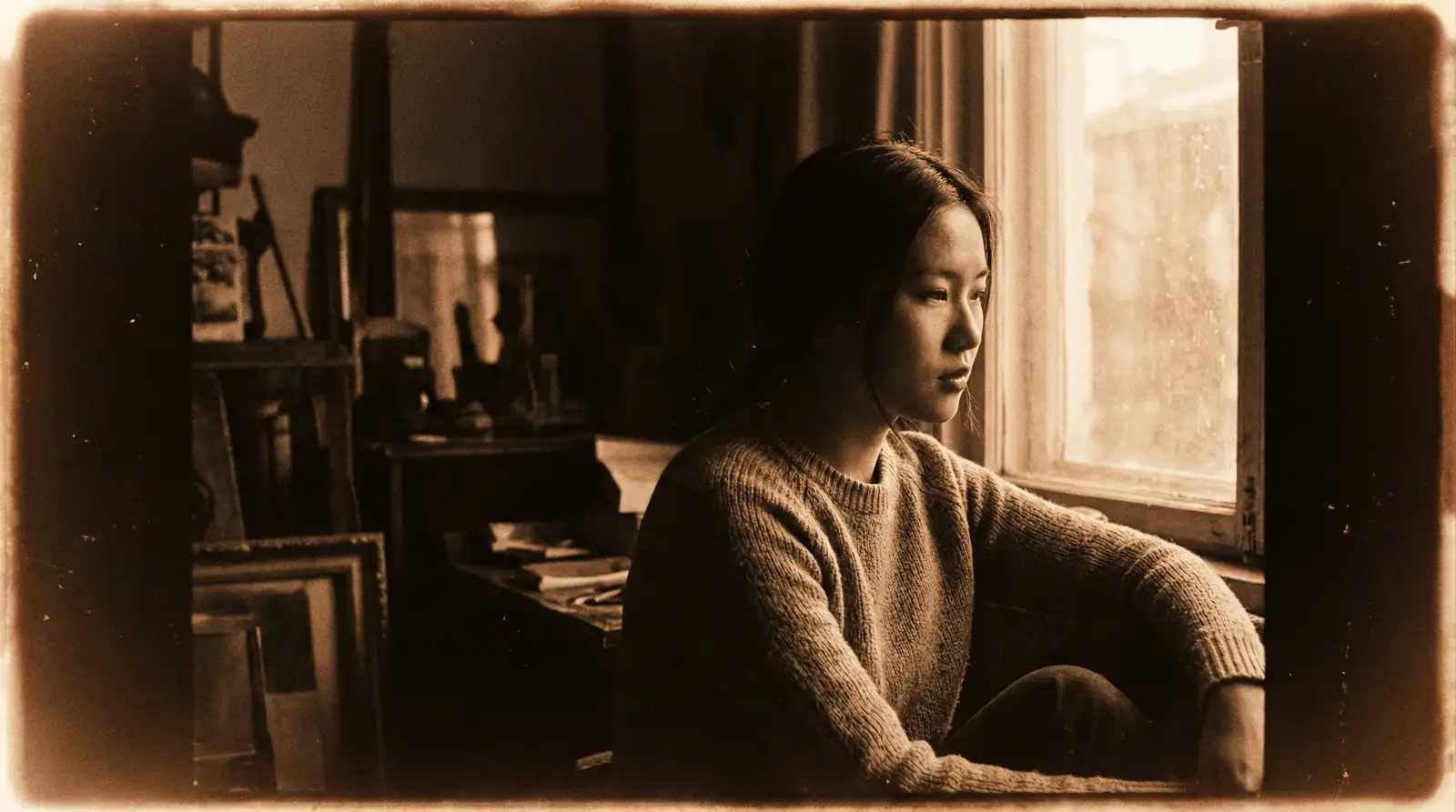 【国产精品】高清资源站 今日佳作 - 窗前沉思的胶片人像摄影作品